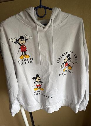 Оверсайз худі disney x primark з мікки маусом (розмір l, 48-50)