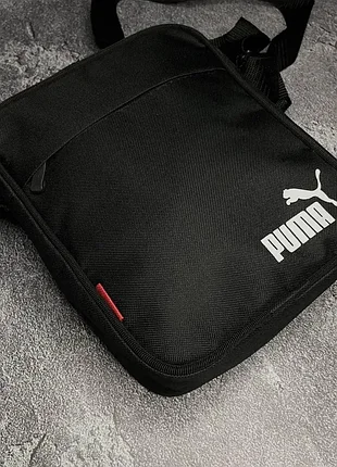 Сумка через плече puma барсетка чорна пума месенджер чоловічий 4