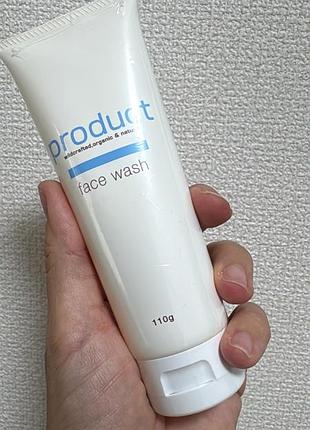 The product soap gel wash - японский гель для умывания, 110 г 
нежный 2-в-1 гель для умывания от японского бренда the product.