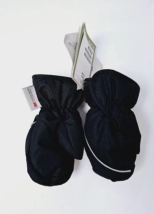 Нові рукавиці-краги h&m з утеплювачем 3m thinsulate/ водовідштовхуючий  вітрозахисний світловідбивні чорного кольору