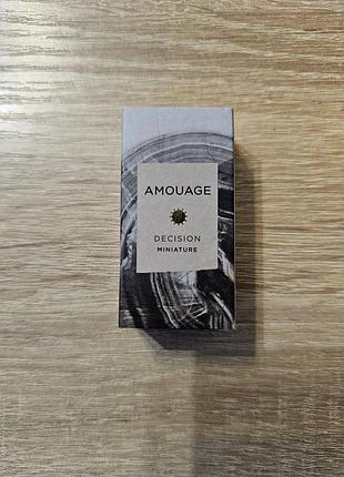 Парфюмированная вода amouage desicion 10ml