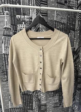 Базовий жіночій кардиган на ґудзиках з кишенями marks & spencer