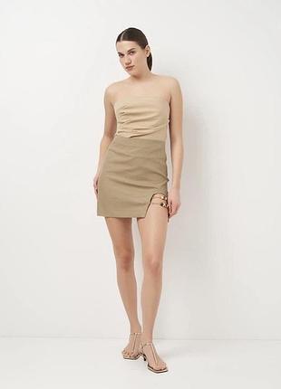 Спідниця жіноча zara р.s льон 5