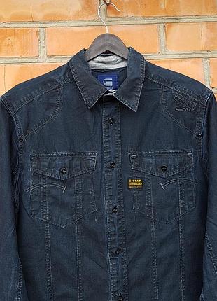 G-star raw modernist work shirt джинсовая рубашка оригинал (m) 2