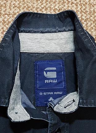 G-star raw modernist work shirt джинсовая рубашка оригинал (m) 8