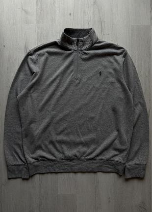 Чоловіча 1/3 зіп кофта polo ralph lauren розмір l