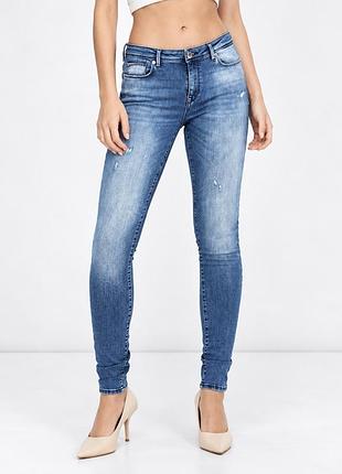 Джинсы скинни shape regular skinny женские only синие xs m l (12345907-12)