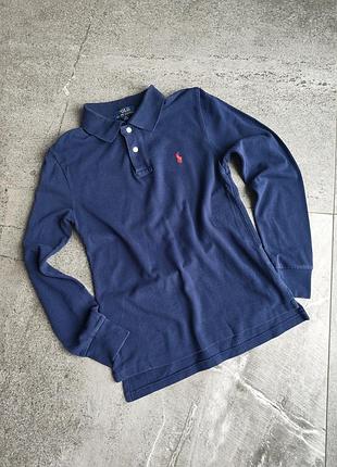 Поло с длинным рукавом ralph lauren для подростка 10-12 лет