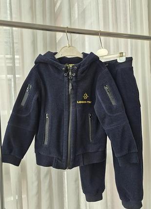 Спортивний костюм для хлопчиків logos-tac флісовий 110-116 см