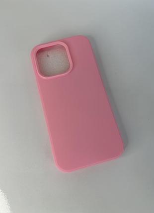 Чохол apple iphone 14 pro силіконовий рожевий