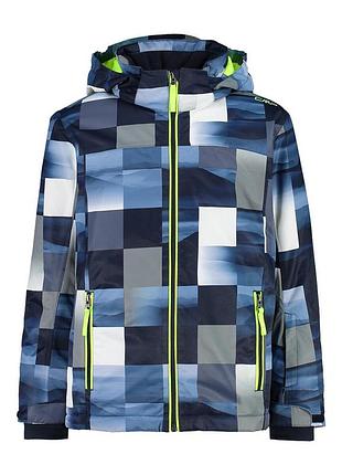 Куртка зимова дитяча cmp kid jacket snaps hood різнокольорова мембранна