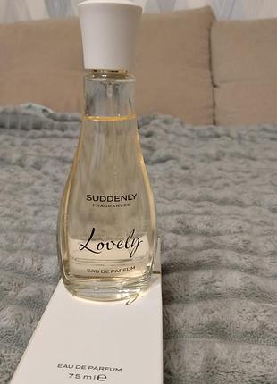 Жіноча парфумована вода suddenly fragrances lovely, 75 мл