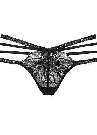 Чорні трусики стрінги hunkemöller, розмір s