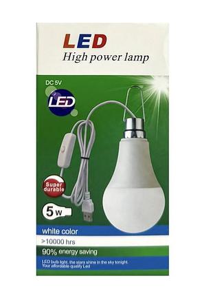 Led подвесная лампа usb с переключателем 5v