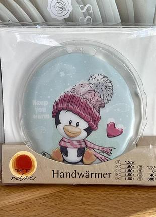 Аксесуари кишенькова грілка багаторазова handwärmer з пінгвіном