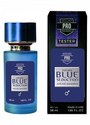 Antonio banderas blue seduction тестер pro мужской 58 мл