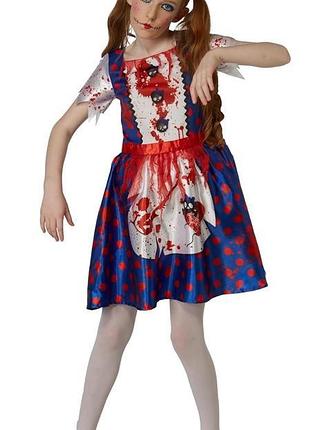 Карнавальне плаття, сукня лялька rubies rag doll на halloween forum 9-10 років