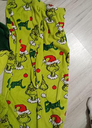 Піжама для підлітків тепла the grinch зелена 3