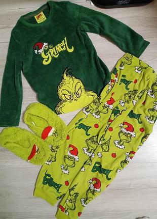 Піжама для підлітків тепла the grinch зелена