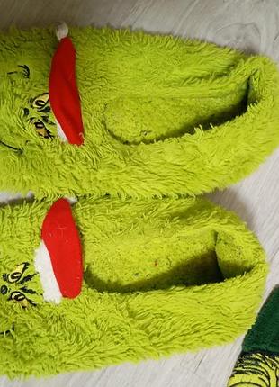 Піжама для підлітків тепла the grinch зелена 4