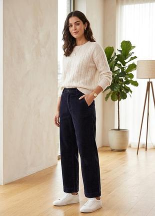 Жіночі сині вельветові штани massimo dutti