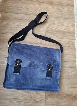 Кожаная сумка, сумка satchel, сумка для документов, сумка для учебы, сумка унисекс