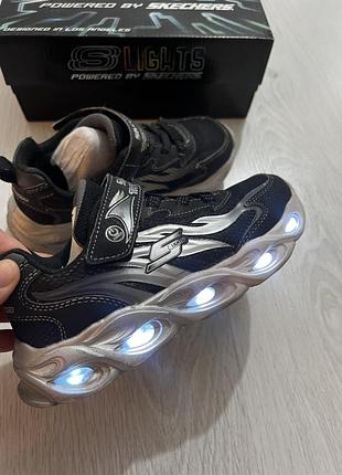 Кросівки дитячі skechers s lights  зі світлом