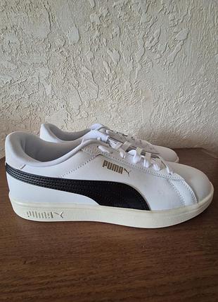 Кросівки чоловічі puma білі шкіряні