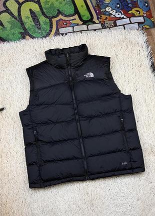 Оригинальная мужская пуховая жилетка жилет the north face 700 tnf