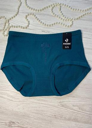 Трусики женские из хлопка в рубчик от бренда anttifu арт. 3008🎀
