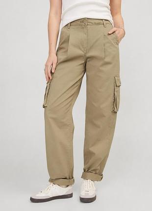 Брюки карго женские jjxx xs s m бежевые песочные (12345830-32)