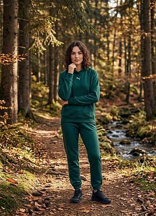 Жіночий костюм puma зелений, розмір l