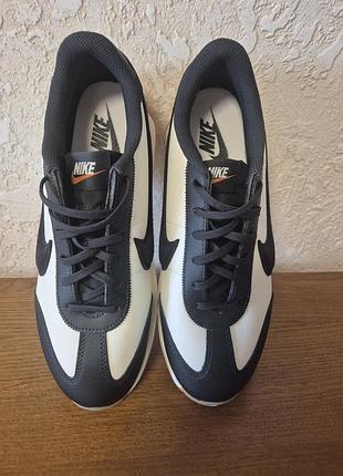 Кросівки чоловічі nike чорно-білі шкіряні, розмір 43