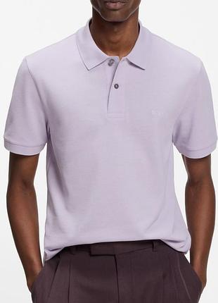 Футболка мужская hugo boss pallas polo shirt поло purple 4xl