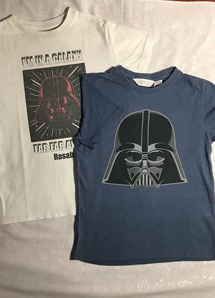 Дві футболки star wars 4-6 та 7-8 років одним лотом