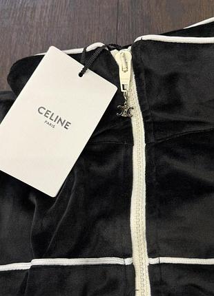 Спортивний костюм жіночий celine велюровий чорний