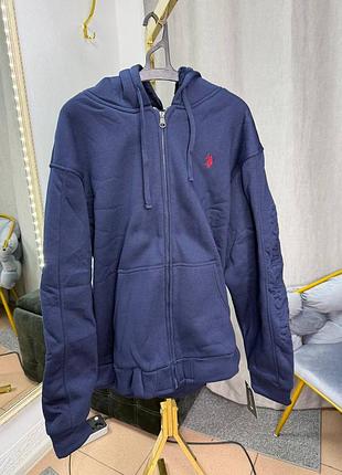 Кофта мужская шерпа соп худи u.s. polo assn