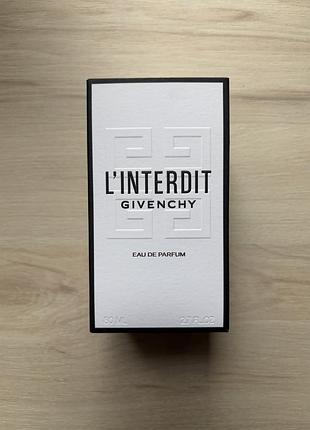 Парфумована вода givenchy l’interdit