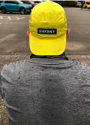 Спортивная, беговая кепка, пятипанелька, двусторонняя, 5 panel saysky