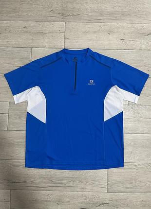 Salomon actilite чоловіча бігова футболка з half-zip – l