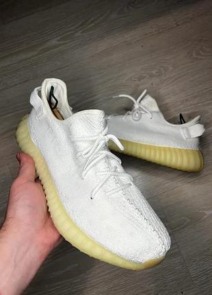 Кросівки чоловічі adidas yeezy boost 350 v2 cream white, 44 розмір