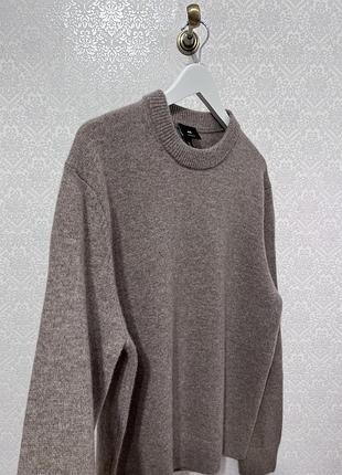 Вовняний светр regular fit 100 % вовна h&m