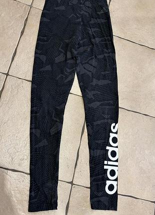 Оригінальні спортивні лосини/легінси adidas essentials allover print (модель ge1140)