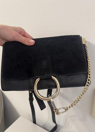 Чорна сумка chloe сумочка chloe 2