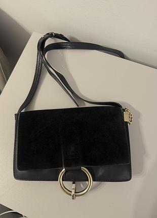 Чорна сумка chloe сумочка chloe