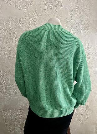 Кардиган зеленый, хлопок cos 3
