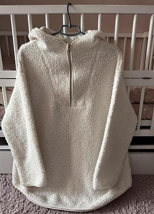 Флісова кофта h&m молочна