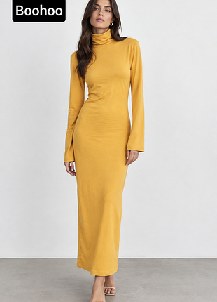 Платье гольф желтая желтая от бренда boohoo m