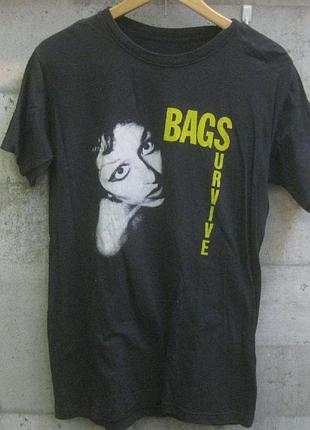 Футболка мерч панк рок групи bags (sonic youth, no wave)