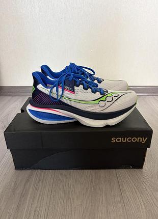 Кросівки чоловічі saucony azura білі, сині, розмір 42 (26,5 см)